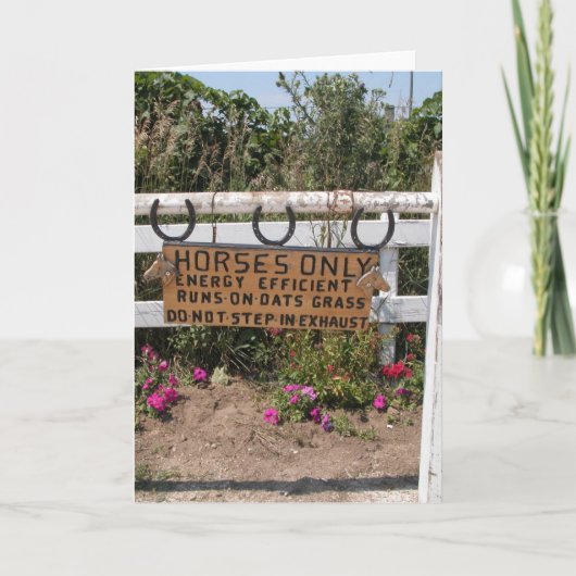 Gas besparen kaart (Voorkant)