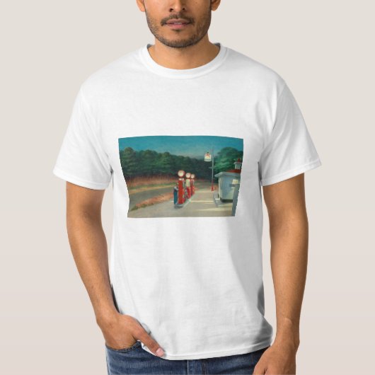 Gas - Edward Hopper T-shirt (Voorkant)