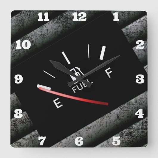 Gas Gauge Indicator Vierkante Klok (Voorkant)