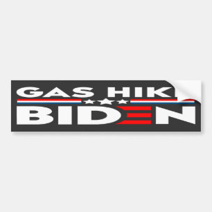 GAS HIKE BIDEN BUMPERSTICKER