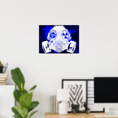 GAS_MASK_BESCHERMING POSTER (Thuiskantoor)