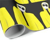 GAS MASK FUNNY CHRISTMAS WRAPPING PAPER CADEAUPAPIER (Rol Hoek)