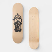 GAS MASK SKATEBOARD DECK (Voorkant)