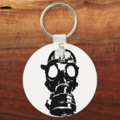 GAS MASK STENCIL SLEUTELHANGER (Voorkant)