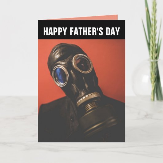 GAS MASK VADERDAG KAARTEN (Voorkant)