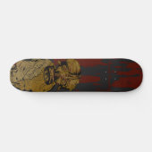 Gas Mask Zombie skateboardt Skateboard (Horizontaal)