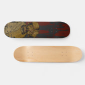 Gas Mask Zombie skateboardt Skateboard (Horizontaal)
