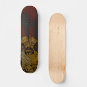Gas Mask Zombie skateboardt Skateboard (Voorkant)