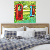  Gas Pomp Fotografie Canvas Afdruk (Insitu (Slaapkamer))