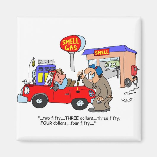 Gas Prices Magneet (Voorkant)