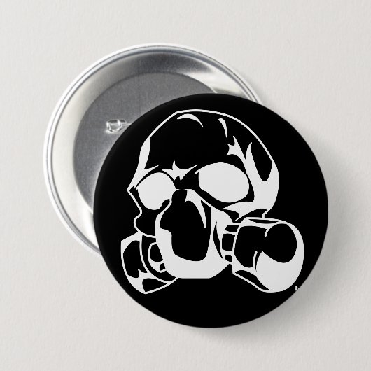 gas ronde button 7,6 cm (Voorkant /achterkant)