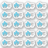 Gas Utility Bill Mini Begroting Bujo Planner Sticker (Voorkant)