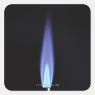 Gasbrander Vierkante Sticker