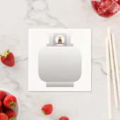 Gascilinder papieren servetten (Insitu)