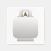 Gascilinder papieren servetten (Voorkant)
