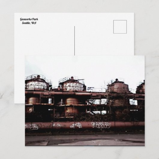 Gasfabrieken Park Briefkaart (Voorkant / Achterkant)
