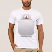 Gasfles Mannen T-shirt (Voorkant)