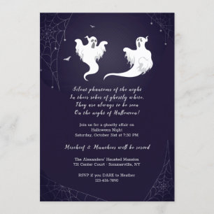 Gasgastheren van de uitnodiging van Halloween