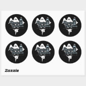 Gasgastheren van Staunton-Stickers Ronde Sticker (Vel)
