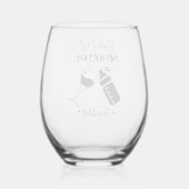 gasgijdglakdgds wijnglas zonder voet (Achterkant)