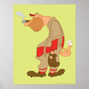 Gashouse Gorillas Pitcher Poster