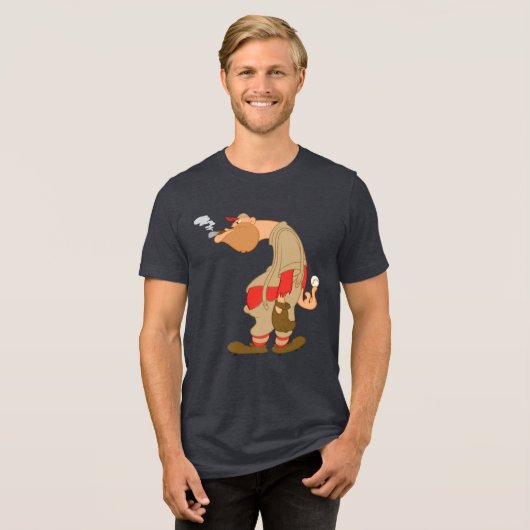Gashouse Gorillas Pitcher Tri-Blend Shirt (Voorkant volledig)