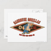 Gashouse Gorillas Rah Rah Sis Boom Briefkaart (Voorkant / Achterkant)