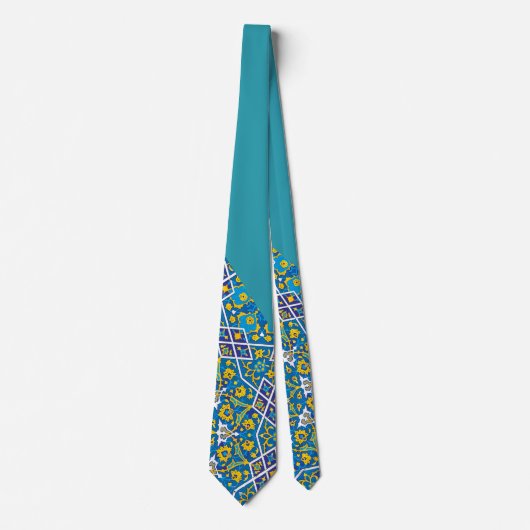 Gashta - Perzisch Patroon Necktie Stropdas (Voorkant)