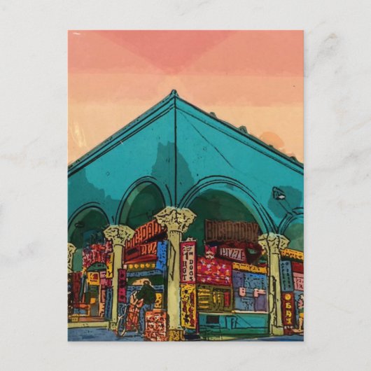 Gashuis - Venice Beach California Briefkaart (Voorkant)