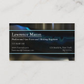 Gasingenieur/Fitter-fototoestel Visitekaartje (Achterkant)