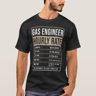 Gasingenieur - Uurritme voor mannen en kmo - hitte T-shirt