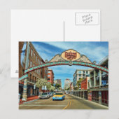 Gaslamp District San Diego Briefkaart (Voorkant / Achterkant)