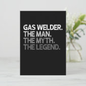 gaslasser het Man de mythe de last Aankondiging (Staand voorkant)