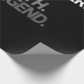gaslasser het Man de mythe de last Cadeaupapier (Hoek)