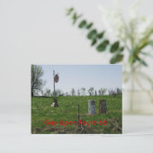 Gasleiding op route 66 briefkaart (Staand voorkant)