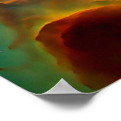 Gasleidingen in de Eagle Nebula - 2007 Poster (Hoek)