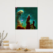 Gasleidingen in de Eagle Nebula - 2007 Poster (Keuken)