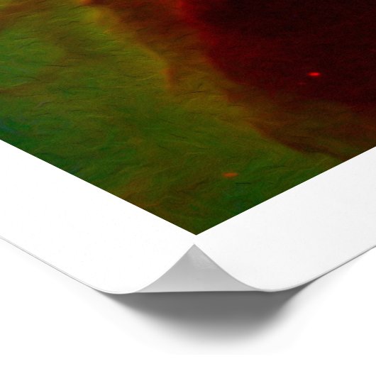 Gasleidingen in de Eagle Nebula (M16) Poster (Hoek)