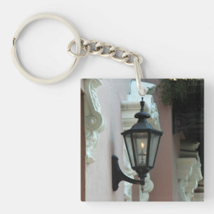 Gaslicht, Antiek, , zwart, fotografie Sleutelhanger