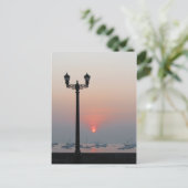 Gaslicht bij zonsopgang briefkaart (Staand voorkant)