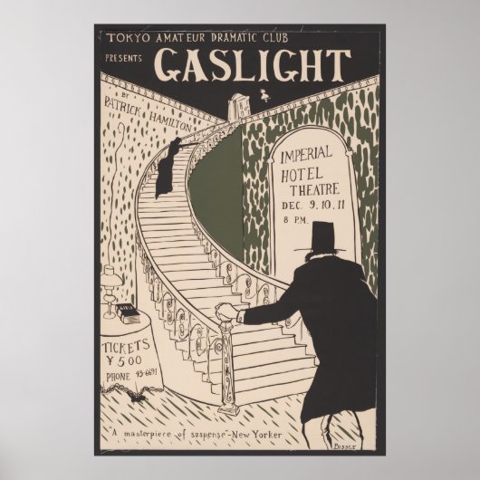 Gaslichte afspelen poster (Voorkant)