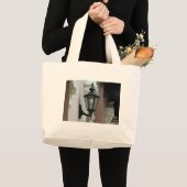 Gaslight, Antique, Vintage, Black, Photography Grote Tote Bag (Voorkant (product))