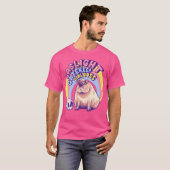 Gaslight Gatekeep Girlbaas - Cool Capybara Momcore T-shirt (Voorkant volledig)