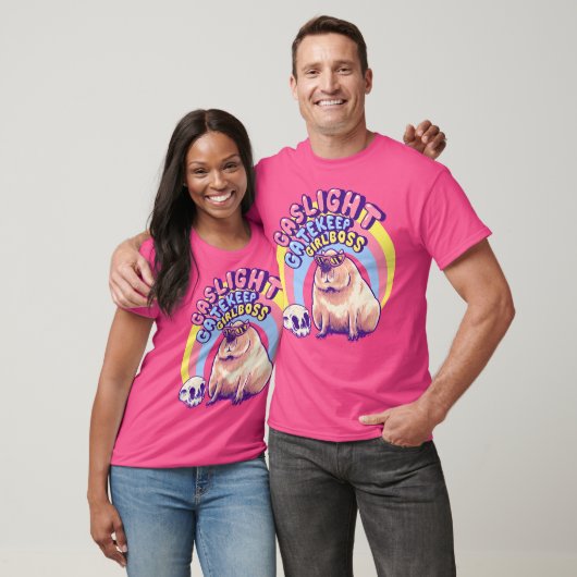 Gaslight Gatekeep Girlbaas - Cool Capybara Momcore T-shirt (Unisex)