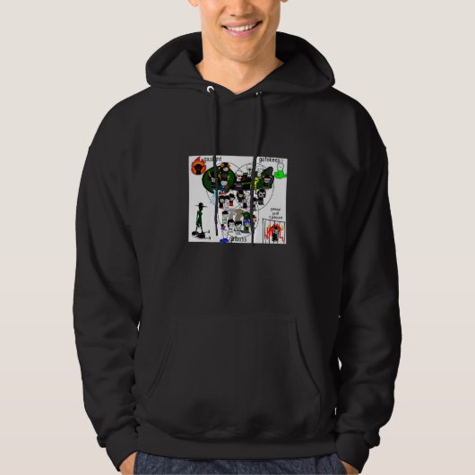 Gaslight Gatekeep Girlboss Meme 3 Hoodie (Voorkant)