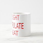 Gaslight Manipulate Cheat Football Jersey Koffiemok (Center)