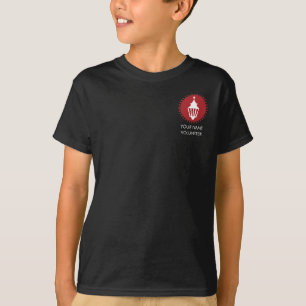 Gaslight Red Logo Jouw naam T-shirt