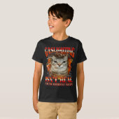 Gaslighting Bestaat Niet Grappige Kat Meme Bootleg T-shirt (Voorkant volledig)