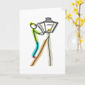 Gaslighting Stickman Kaart (Gele Bloem)