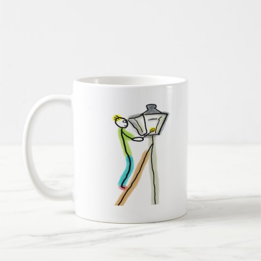 Gaslighting Stickman Koffiemok (Links)